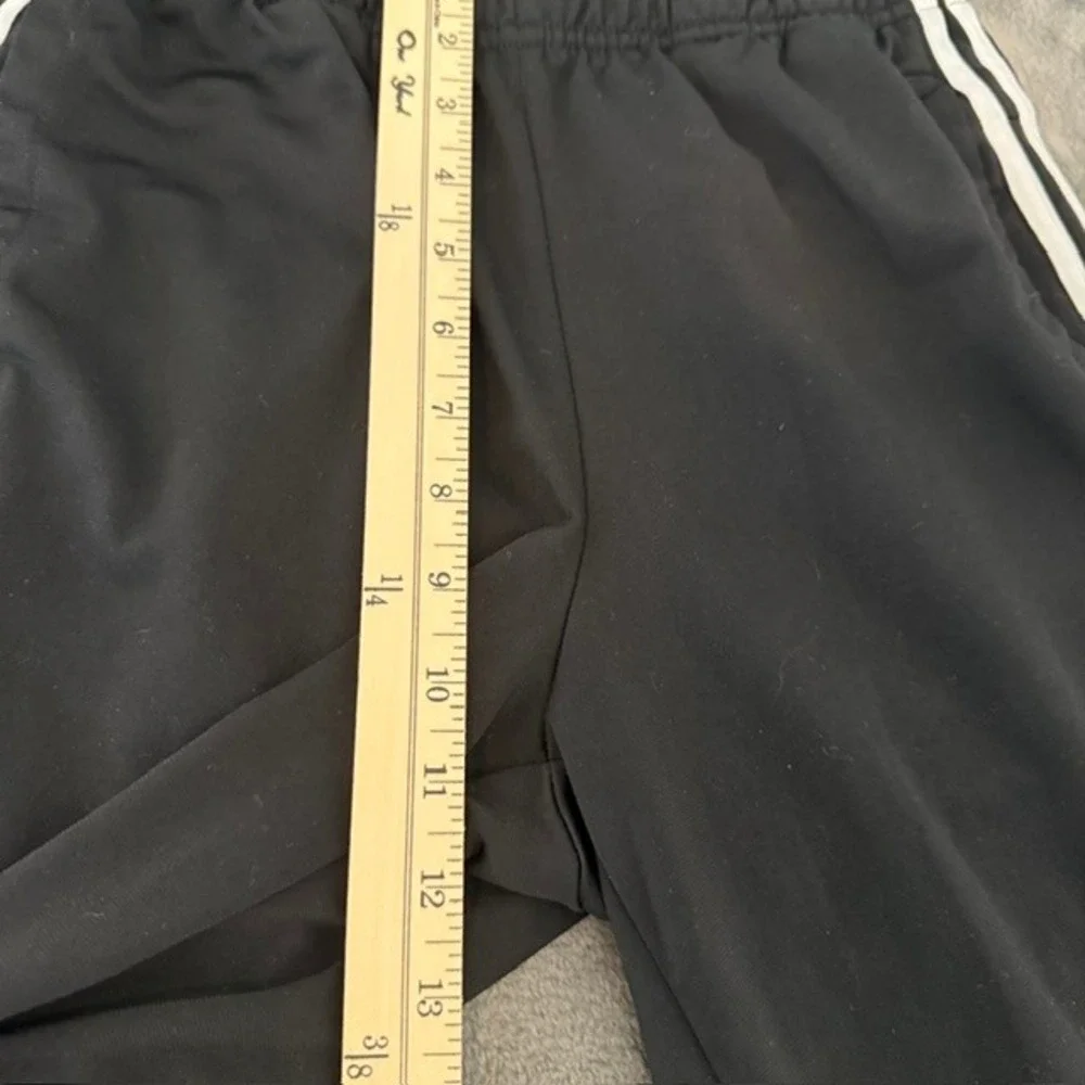 adidas Primegreen Essentials Warm-Up Open Hem 3-Stripes Track Pants‎ Black Small